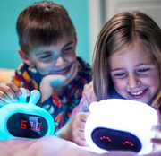 Lumipets Light Up Bear Night Light with Emojis and Clock