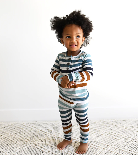 Enzo Two Piece Bamboo Pajama Set