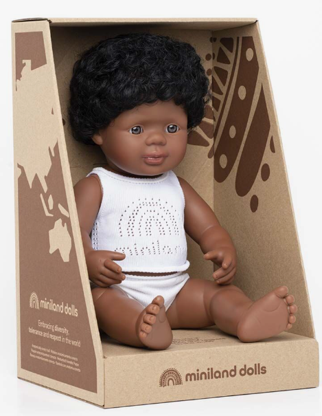 Baby Doll African-American Boy 15"