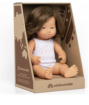 Baby Doll Caucasian Girl with Down Syndrome 15"