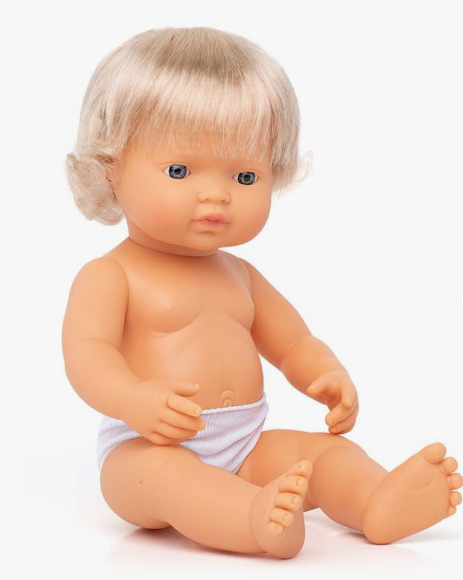 Baby Doll Caucasian Girl 15"