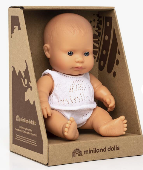 Baby Doll Caucasian Girl 8¼"