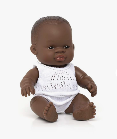 Baby Doll African Girl 8¼"