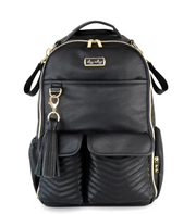 Jetsetter Black Boss Backpack™ Diaper Bag