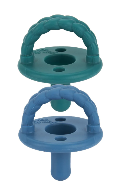 Sweetie Soother™ - Pacifier 2-Pack - Denim & Deep Sea - 0 months +