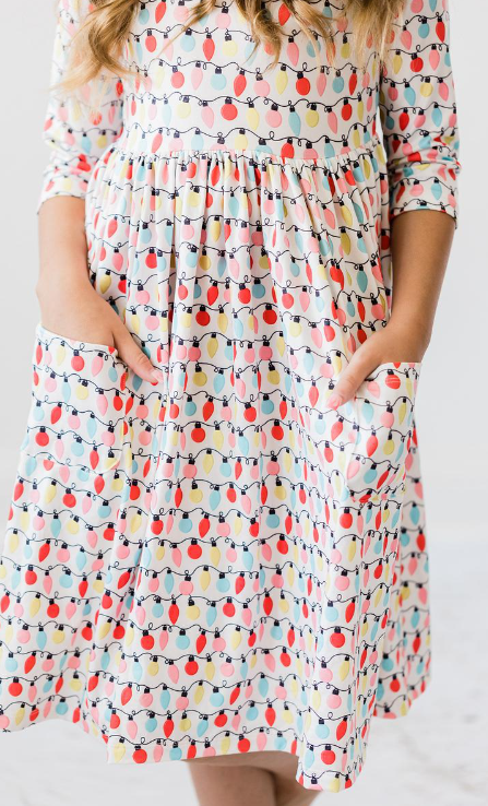 Merry & Bright Pocket Twirl Dress