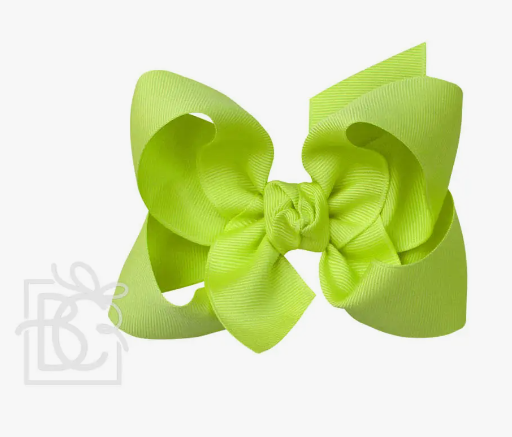 4.5" Large Grosgrain Bow w/Knot