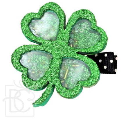 Four Leaf Clover Shaker Clip