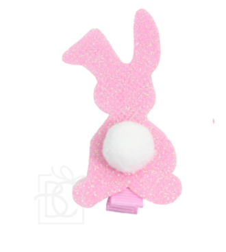 Glitter Bunny Hair Clip