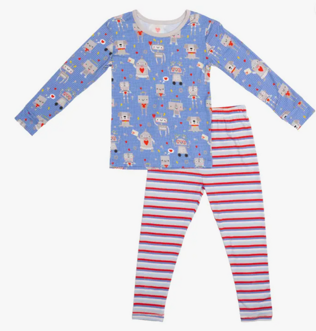 Luv Bots Two Piece Long Sleeve Jammies