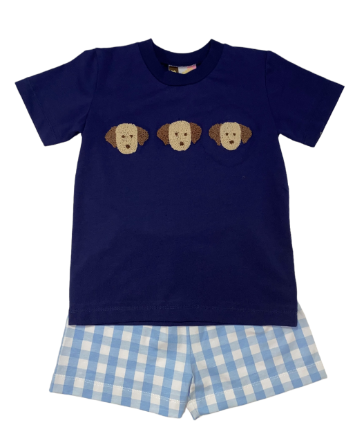 Puppies Boy Short Set