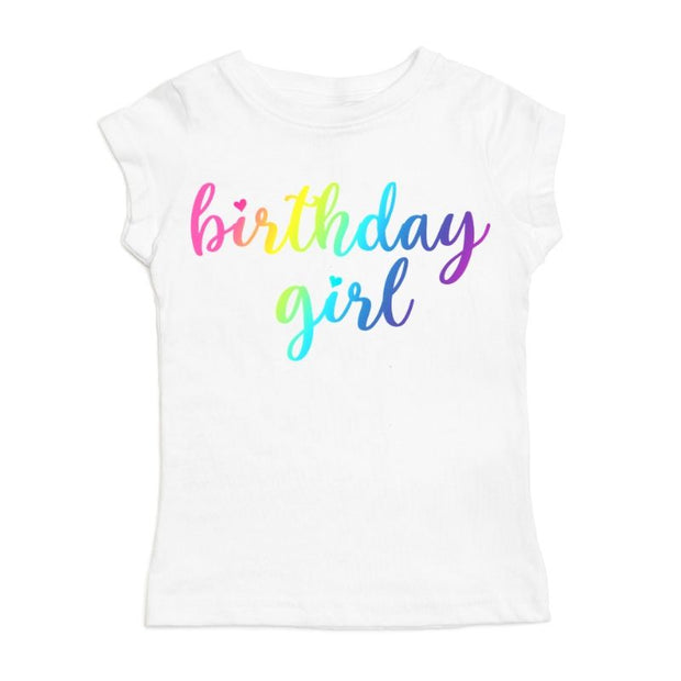 MAGICAL BIRTHDAY GIRL S/S SHIRT - WHITE