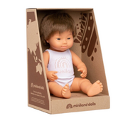 Baby Doll Caucasian Boy with Down Syndrome 15"