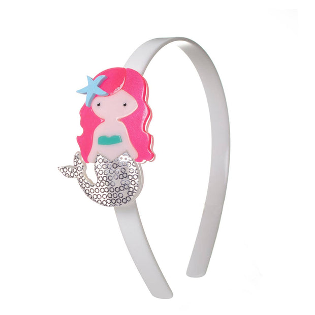 Mermaid Neon Pink Hair Headband