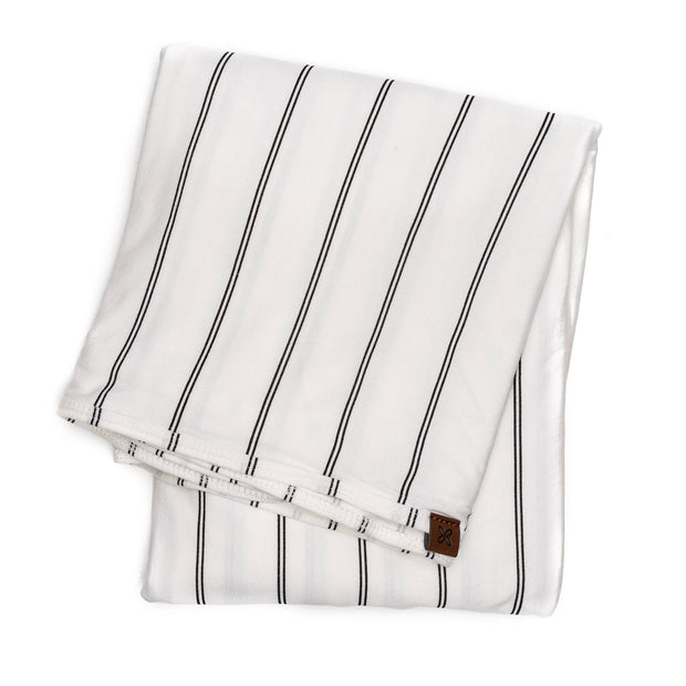 Swaddle Blanket (48" x 48") Oynx Stripe