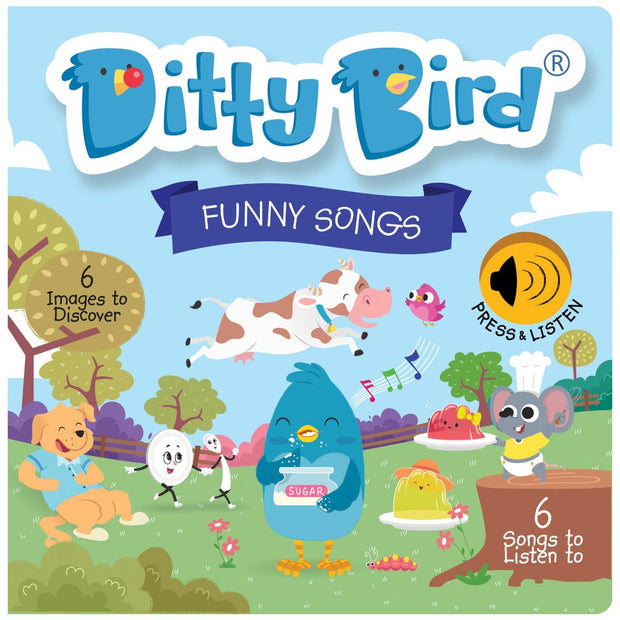Ditty Bird Baby Sound Book screen-free toy : Funny Songs