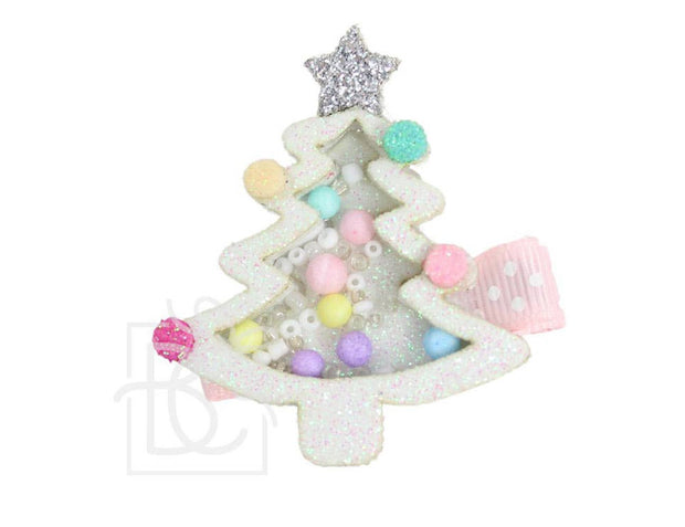 Christmas Shakers: Christmas Tree (Pastel) Hair Clip