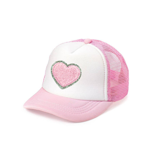 Heart Patch Hat - Trucker Hat - Kids Hat