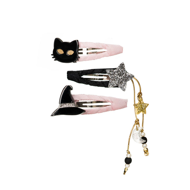 Witch Hat Cat Snap Clips