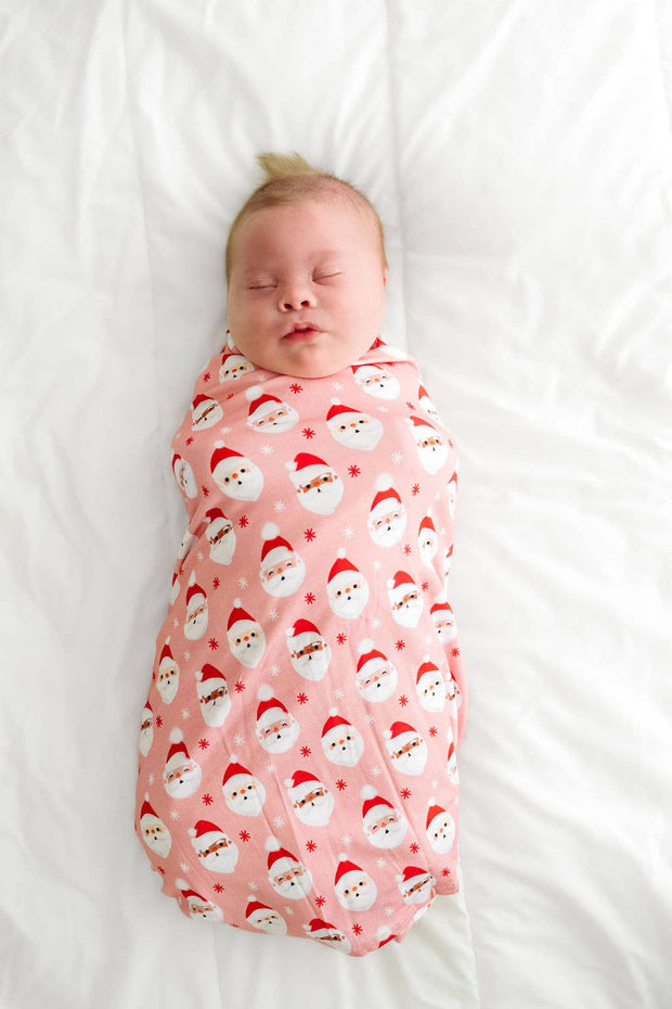 Swaddle Blanket-Vintage Santa