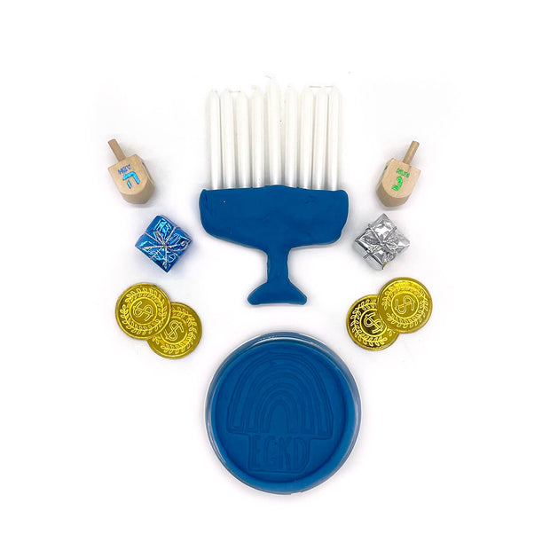 Hanukkah Sensory Play Dough Play Kit