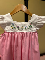 Stitched Flower Dress